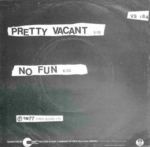 Sex Pistols -  Pretty Vacant Counterfeit New Zealand